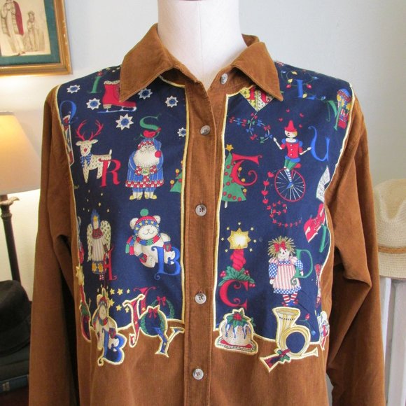 Quacker Factory Gingerbread Christmas Shirt - Picture 3 of 6